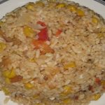 How to Make Fried Rice with Dried Shrimp, Tomato, Corn, Onion, Egg