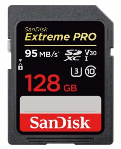 Read more about the article SanDisk 128GB Extreme Pro 95 Mbs SDXC UHS-I Card