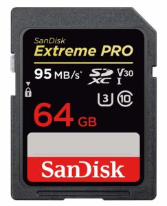 Read more about the article SanDisk 64GB Extreme Pro 95 Mbs SDXC UHS-I