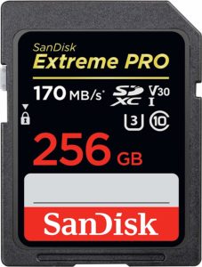 Read more about the article SanDisk 256GB Extreme PRO 170 Mbs SDXC UHS-I Card